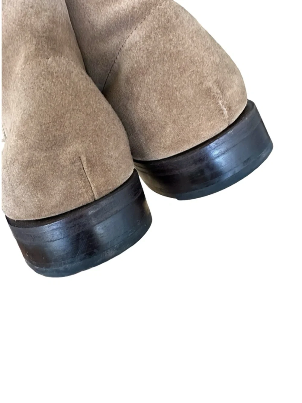 J.CREW Bennett Suede Chukka Boots Tan Leather Lace Up Minimalist Classic‎ 10.5